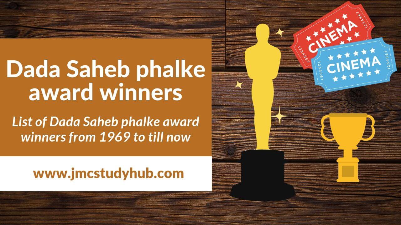 Dadasaheb Phalke award Winners- quick revision notes