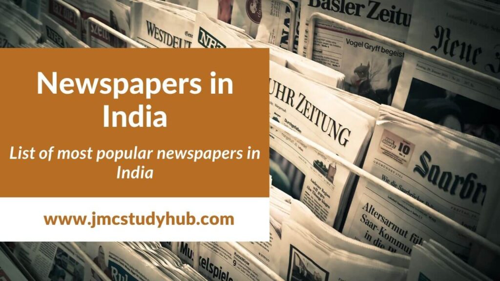 List of most popular newspapers in India