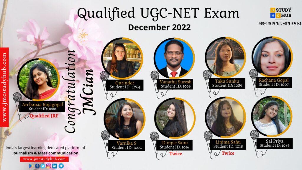 UGC-NET Exam Qualified Aspirants