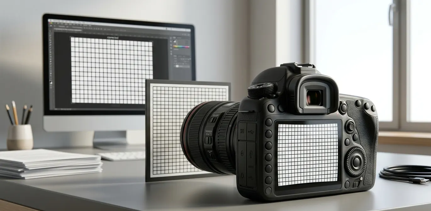 camera calibration using checkerboard pattern to correct lens distortion