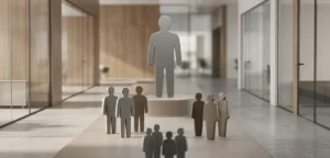 language of power showing social hierarchy through size and position